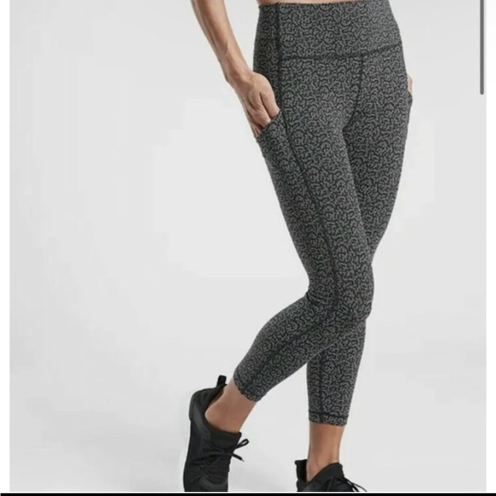 Athleta Monochrome Textured Leggings